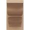 Ekena Millwork 8-in W x 12-in D x 12-in H Funston Trad Rough Cedar Woodgrain TimberThane Outlooker, Primed Tan OUTUR080X12X12FST04RCPR - alternate 5